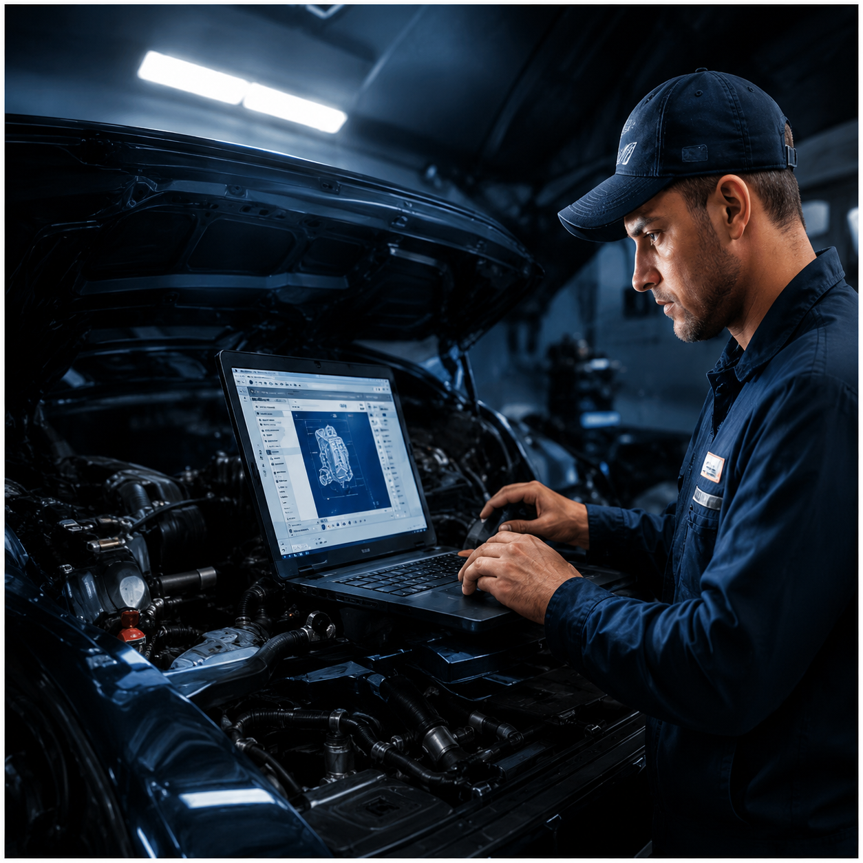 Diesel truck computer diagnostics at NorthPoint Truck Center